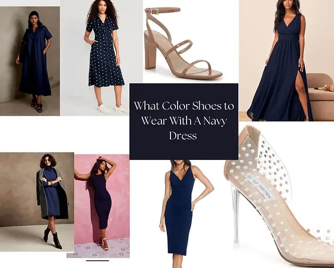 The 9 Best Shoe Colors to Wear With a Navy Dress - Theankaraqueen